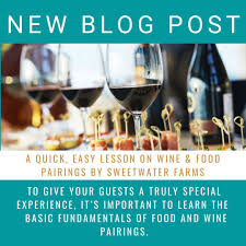 Sweetwaterfarmstx Posted To Instagram Today On The Sweetwater Farms Blog We Offer A Clean Straight To The Point In 2020 Wine Food Pairing Wine Recipes Food Pairings