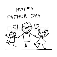 In the spirit of getting off my ass, here's a surprise father's day drawing for a friend who will be a dad soon. Hand Drawing Cartoon Character Happy Stock Vector Colourbox