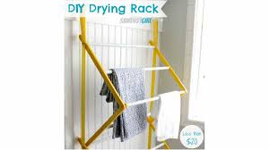 Free building plans and tutorial by jen woodhouse via the house of wood. Clothes Drying Rack Free Woodworking Plan Com