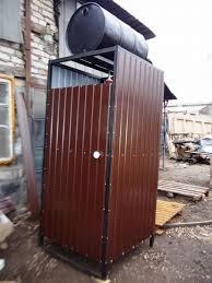 как сделать летний душ на даче своими руками видео Pin Na Doske A Kamar Mandi Toilet