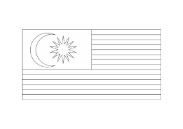 Jalur gemilang berwarna hitam undang kemarahan netizen. Jalur Gemilang Hitam Putih