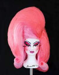 Awesome Wig Looks Like Cotton Candy Cotton Candy Hair Wigs Halloween Wigs