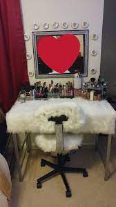 diy vanity with old table and chair under 20 diy vanity decor table and chairs