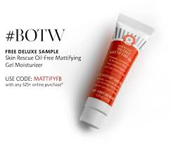 Sephora Our New Botw Is All About Smooth Matte Skin Experience A Deluxe Sample Of First Aid Beauty Skin Rescue Oil Free Mattifying Gel Moisturizer Facebook