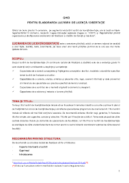 Ce trebuie urmarit in realizarea unei lucrari de licenta. Pdf Pentru Elaborarea LucrÄƒrii De LicenÅ£Äƒ DisertaÅ£ie Alex Nastase Academia Edu