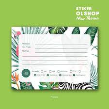 Nota olshop dan stiker pengiriman : Stiker Label Olshop Stiker Pengiriman Olshop Shopee Indonesia