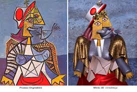 Weitere ideen zu picasso kubismus, kubismus, picasso. Picasso Sitzende Frau Kunst Kubismus Mimic 3d Ring De