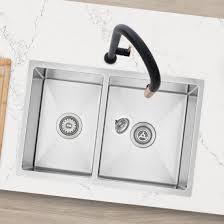 Maybe you would like to learn more about one of these? Azuni 27 L X 18 L Double Bowl 60 40 Undermount And Drop In 16g Reversible Kitchen Sink With Grids And Basket Strainers C227 Walmart Canada