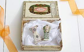 Wrap them in an elegant velvet jewelry box to carry the theme and make the gift more unexpected. Wedding Diy 7 Creative Ways To Gift Cash Shari S Berries Blog Wedding Gifts For Bride And Groom Wedding Cash Gift Wedding Gifts For Bride