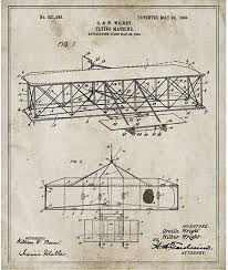 Maybe you would like to learn more about one of these? Famous Inventions Showcased In Stylish Vintage Blueprints Patent Art Prints Wright Brothers Patent Art