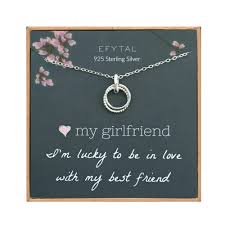 From the moment you two met, you knew she was the one. Efytal Girlfriend Gifts Girlfriend Birthday Gift Ideas For Her Romantic Sterling Silver Infinity With Heart Necklace Jewelry For Women Cute Anniversary Valentines Day Present Buy Online In Cote D Ivoire At