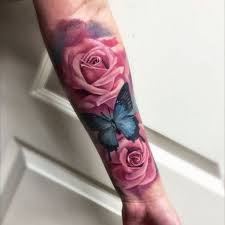 33 Ideas Realistic Rose Tattoo Black And White Half Sleeves Beautiful 29 Freehomeideas Com Watercolor Rose Tattoos Rose Tattoos Trendy Tattoos