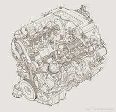 Engine Line Drawing Line Drawing Drawings Line Art