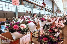 Pike place market winter flowers. Flowers And Vegetables At Pike Place Market In Seattle Washington 002 Funky Junk Interiors