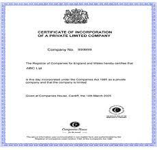 The certificate of incorporation is pretty much the only document that you get from companies house when a uk an example of a uk private limited company certificate of incorporation. Register Your Company In Usa Trademark Uk Profile And Registration By Seller491 Fiverr