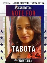 Support! Vote! Share Tabota Seyon 🙏🏾 https://favchef.com/2023/tabota-seyon