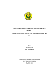 Dan guru smpn 3 rambang dangku selama ini menggunakan sumber dari air tanah dari sumur gali. Contoh Proposal Pengadaan Sumur Air Dala