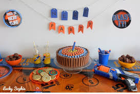 Pour plus de détails, suivez la vidéo ! Fete D Anniversaire Nerf Lucky Sophie Blog Famille Voyage