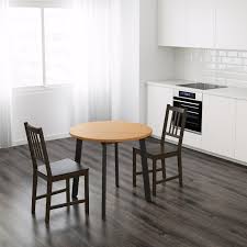 gamlared table light antique stain black stained ikea in 2021 gamlared table ikea extendable dining table antique stain