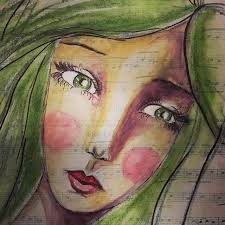 Enjoy Art Classes With Karen Campbell Awesomeartschool Com Find Mixed Media Art Journal Inspiration Learn How To Watercolor Draw Face Drawing Drawings Art