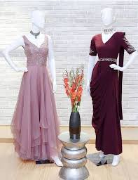 Beautiful Dresses Gowns Embellished With Hand Embroidery And Modern Drape Beautifully Implemented Of E Indian Wedding Gowns Fancy Dresses Party Wear Dresses
