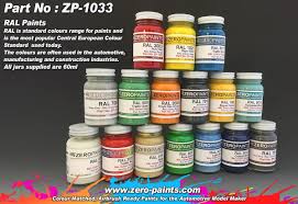 ral paints european standard colour range 60ml