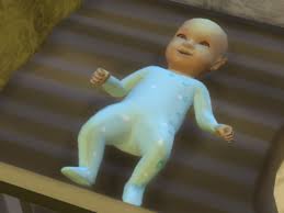 I did download some cc that put the baby in those little romper . A2j3 S Polka Dot Baby Onesie
