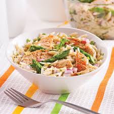 Salade D Orzo Asperges Et Poulet Grille Recette Salade Orzo Poulet Grille Et Recette