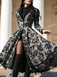 Check spelling or type a new query. Casual V Neck Printed Women S Coat Ininruby In 2020 Coats For Women Elegant Coats Fashion Dresses