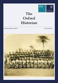 When is freshers week 2017? The Oxford Historian Trinity Term 2017 Faculty Of History