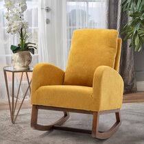 Discover quality nursery glider chairs. Yellow Nursery Gliders Rockers Recliners You Ll Love In 2021 Wayfair