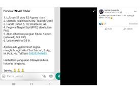 Maka dari itu, adakah hal lain yang bisa aku lakukan untuk anda, tn? Hoaks Rekrutmen Perwira Tni Au Tituler 2021 Halaman All Kompas Com