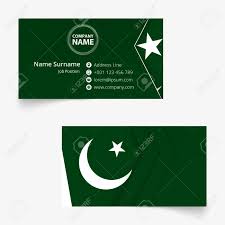 Similar in size to a credit card, it will always be on hand to whip out whenever you see an opportunity to network. Pakistan Flag Business Card Standard Size 90x50 Mm Business Card Template With Bleed Under The Clipping Mask Royalty Free Cliparts Vectors And Stock Illustration Image 123983390