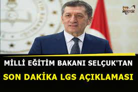 Her şey planlanıyor ve yapılıyor. lgs sınav konuları belli oldu. Milli Egitim Bakani Selcuk Tan Son Dakika Lgs Aciklamasi