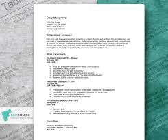 a compelling cook resume example