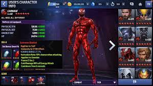 Players add bishop, iceman, and jubilee to their hero collections and partake in new missions to unlock new skills, uniforms, and more. How Did This Guy Score 1 4 Million In Combat Villain Abx Carnage Is His Only T2 Vill Future Fight