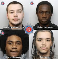 Three men who took part in a brutal machete attack