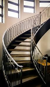 Great Railing And Sets A Nice Overall Tone If We Need To Spend On Stairs I Like These Maybe Its Cheaper To Staircase Design Stair Railing Curved Staircase