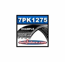 7pk1275 automotive serpentine micro v belt 1275mm x 7