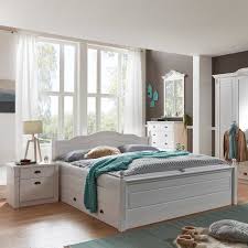 Bett pasja ab 659 € nachttisch pasja 279 € kleiderschrank pasja ab 1.069 € gesamt: Schlafzimmer Einrichtung Vicenza Im Landhaus Design In Weiss Kiefer Massiv Pharao24 De