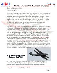 File a complaint at complaintsboard.com, page 11. 115274730 History Of Malaysia Air Lines