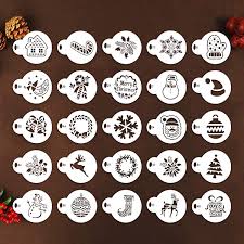 Maybe you would like to learn more about one of these? 25 Pieces Christmas Cookie Stencils Set Cupcake And Fondant Stencil Set Cookie Cutter Embossing Mold Suitable For Christmas Cookie Cake Decoration Buy Online In Bahamas At Bahamas Desertcart Com Productid 165268911