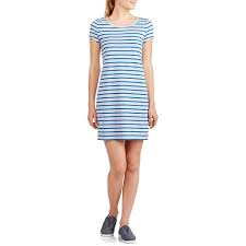 Faded Glory Women S Sporty T Shirt Dress Walmart Com Shirt Dress T Shirt Dress Womens Sporty