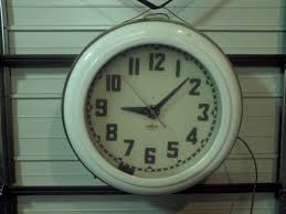 Cleveland neon clock bullseye hand set $24.00. 1950 S Cleveland Neon Clock Obnoxious Antiques