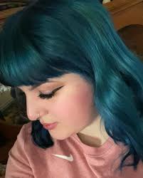 🦋 Loving this colorful ombré split dye by @hairbymyamarrero using Unicorn  Hair in Blue Smoke & Mystic 🦋 #brighthair #blue #bluehair #unicornhair  #crueltyfreebeauty #limecrime #limecrimehaircolor #vividhair  #vividhaircolor #DIYhaircolor