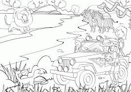 Foster the literacy skills in your child with these free, printable coloring pages that can be easily assembled into a book. Pin Safari Animals Coloring Pages Adult African Coloring Library