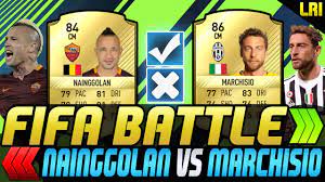 Claudio marchisio 84 potential and stats for fifa 16 career mode in fifaah.com. Fifa 17 Fifa Battle Nainggolan Vs Marchisio Fifa 17 Ultimate Team Youtube