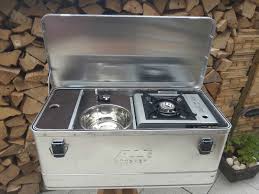 Mobile Camping Kuchenbox Caddy Tramper U A Outdoorkuche Zeltkuche Alubox Camping Camping Box Caravan