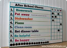 Magnetic Kids Chore Chart Chore Chart Kids Chores For