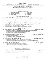 When writing your resume, be sure to reference the job. Automotive Technician Resume Examples Auto Mechanic